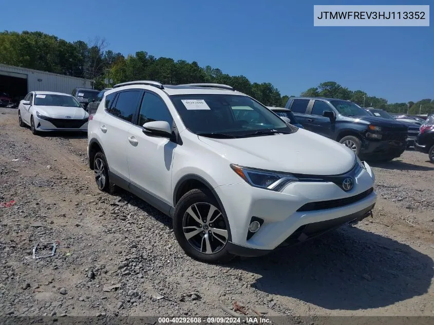 2017 Toyota Rav4 Xle VIN: JTMWFREV3HJ113352 Lot: 40292608