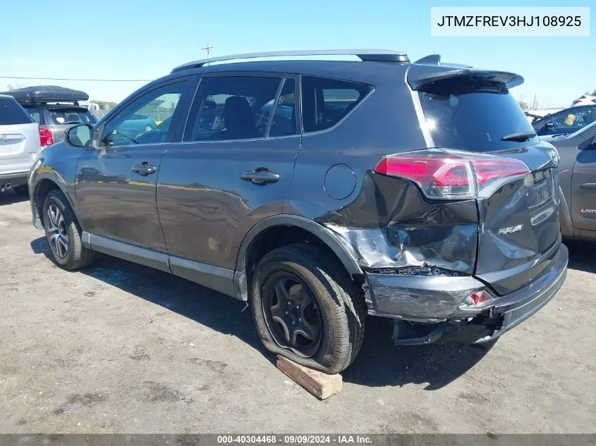 2017 Toyota Rav4 Le VIN: JTMZFREV3HJ108925 Lot: 40304468