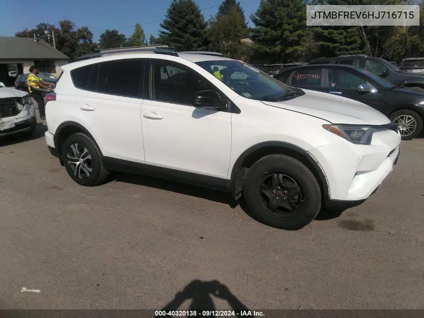 2017 Toyota Rav4 Le VIN: JTMBFREV6HJ716715 Lot: 40320138