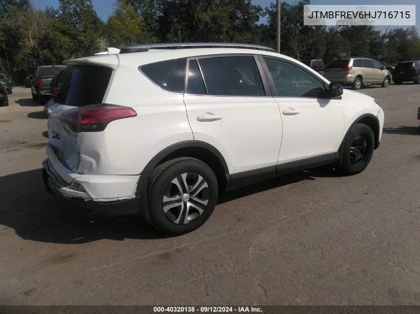 2017 Toyota Rav4 Le VIN: JTMBFREV6HJ716715 Lot: 40320138