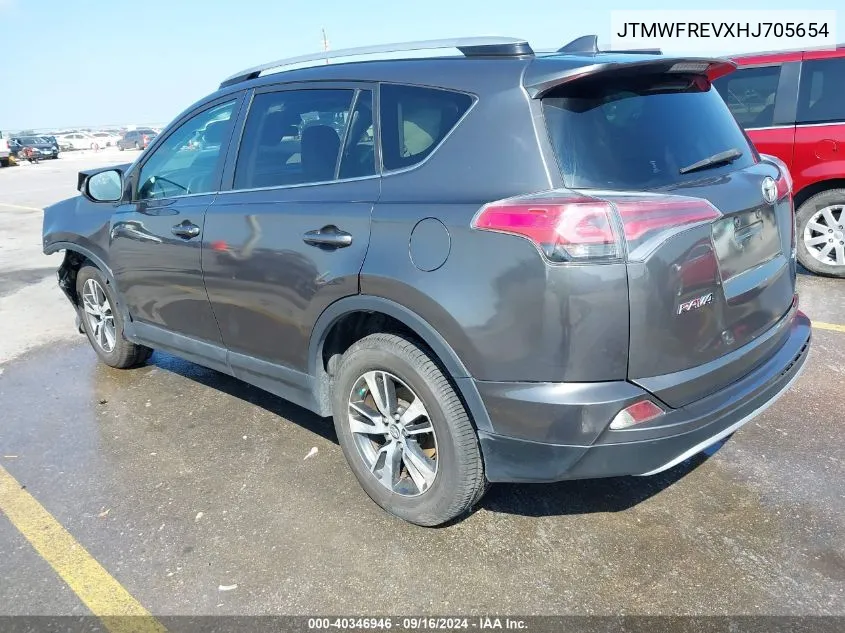 JTMWFREVXHJ705654 2017 Toyota Rav4 Xle