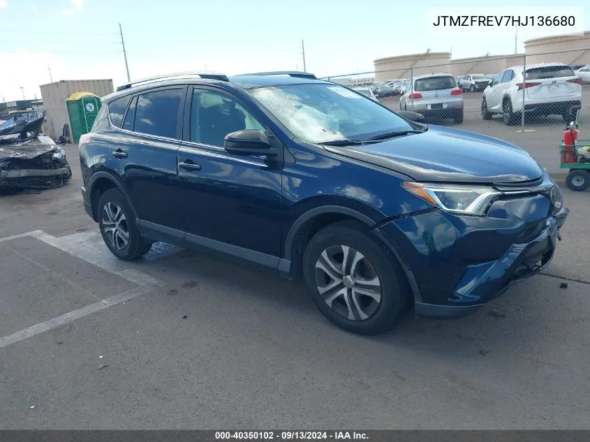 2017 Toyota Rav4 Le VIN: JTMZFREV7HJ136680 Lot: 40350102