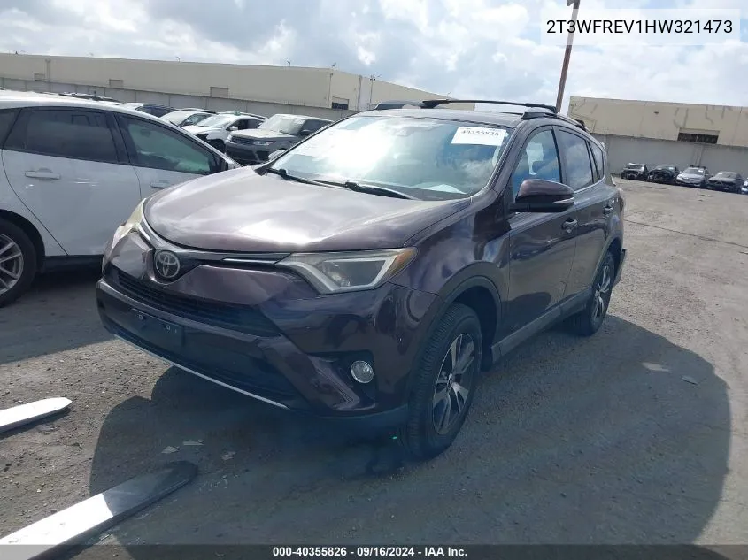 2T3WFREV1HW321473 2017 Toyota Rav4 Xle