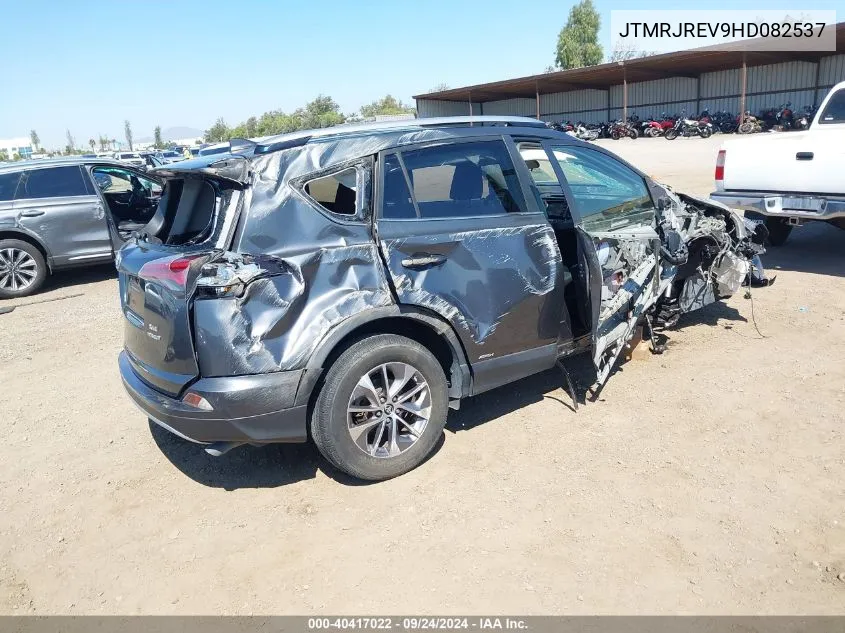 2017 Toyota Rav4 Hybrid Xle VIN: JTMRJREV9HD082537 Lot: 40417022