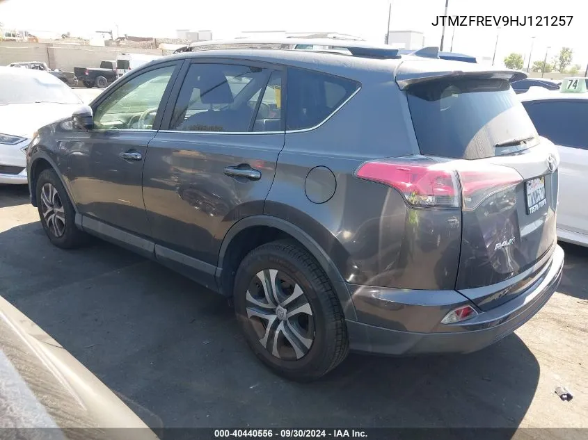 JTMZFREV9HJ121257 2017 Toyota Rav4 Le