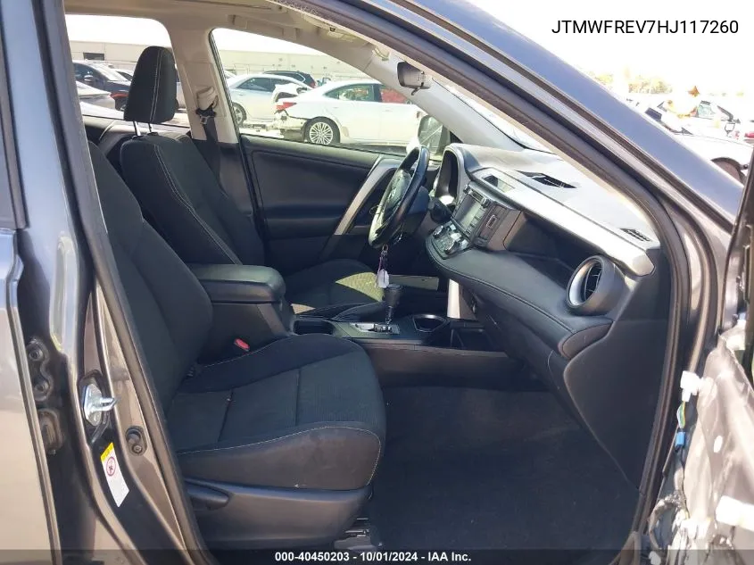 JTMWFREV7HJ117260 2017 Toyota Rav4 Xle