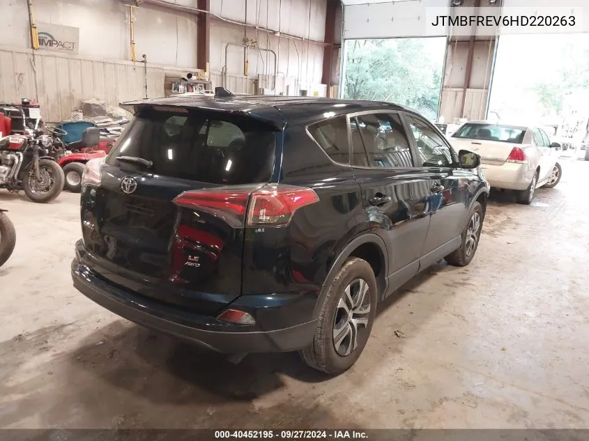 JTMBFREV6HD220263 2017 Toyota Rav4 Le