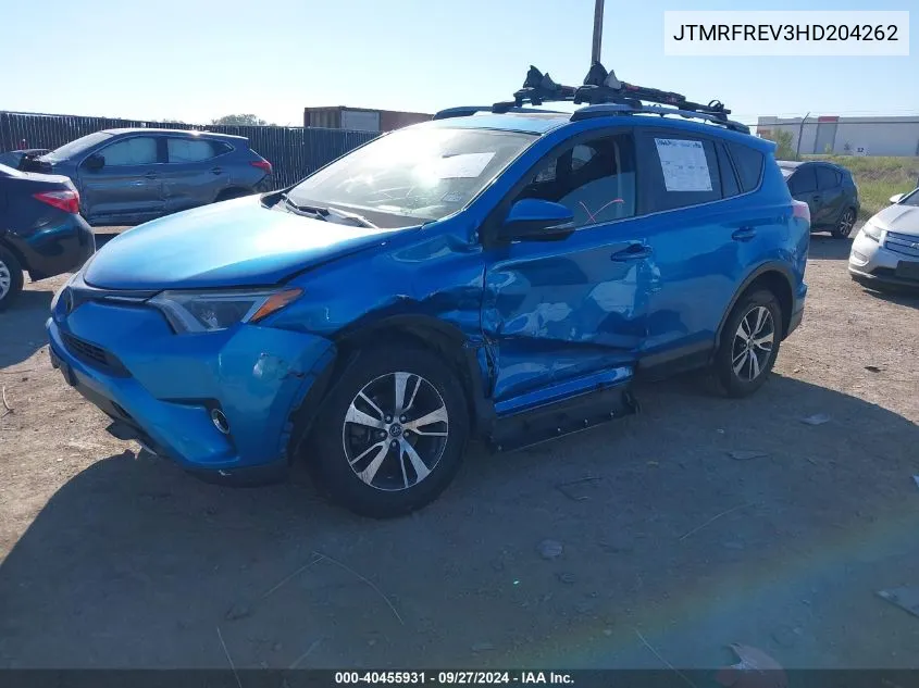 JTMRFREV3HD204262 2017 Toyota Rav4 Xle