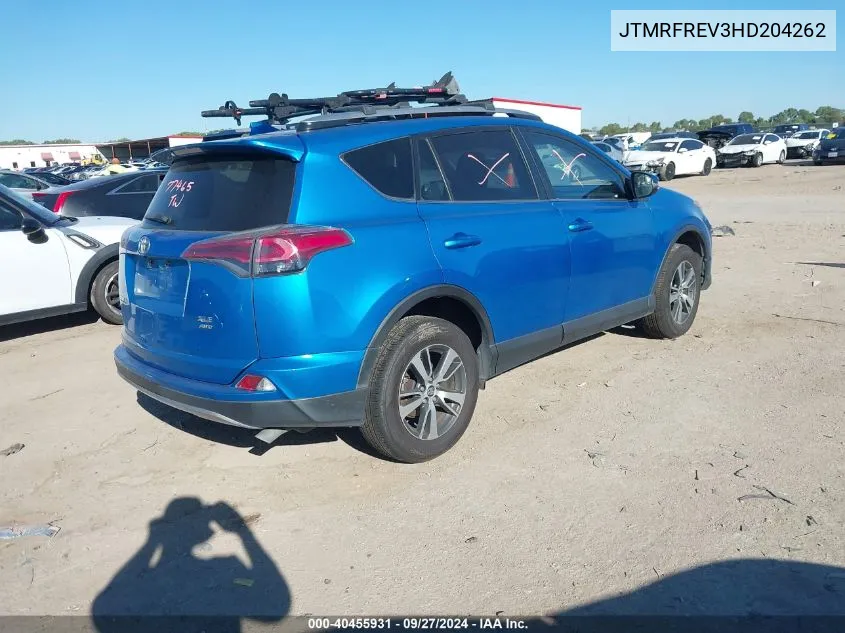 JTMRFREV3HD204262 2017 Toyota Rav4 Xle