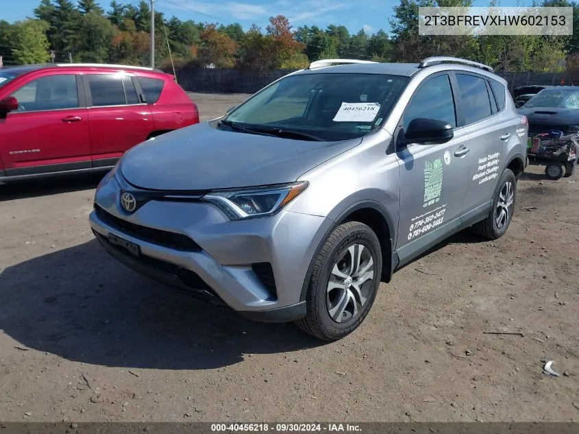 2T3BFREVXHW602153 2017 Toyota Rav4 Le