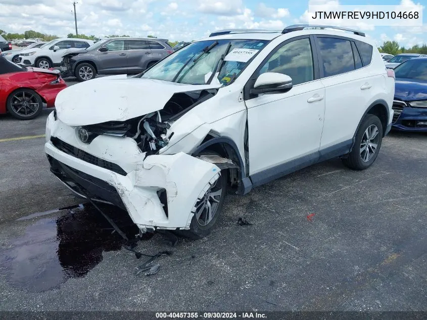 JTMWFREV9HD104668 2017 Toyota Rav4 Xle