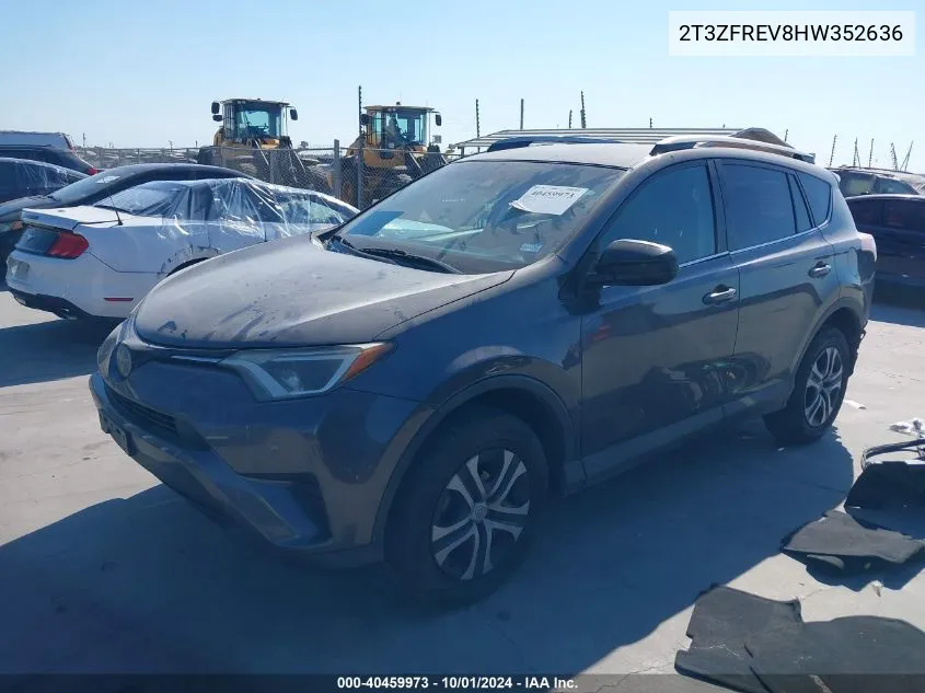 2017 Toyota Rav4 Le VIN: 2T3ZFREV8HW352636 Lot: 40459973