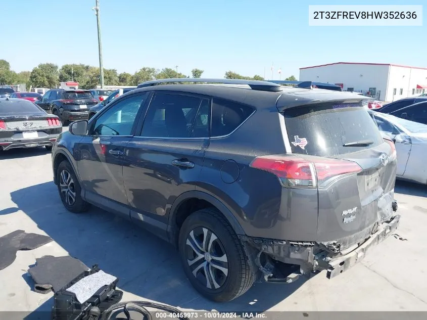 2017 Toyota Rav4 Le VIN: 2T3ZFREV8HW352636 Lot: 40459973