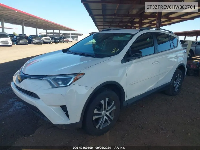 2017 Toyota Rav4 Le VIN: 2T3ZFREV6HW382704 Lot: 40460160