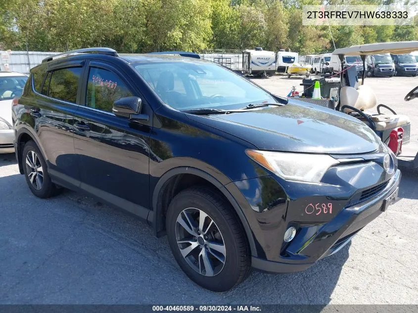 2017 Toyota Rav4 Xle VIN: 2T3RFREV7HW638333 Lot: 40460589