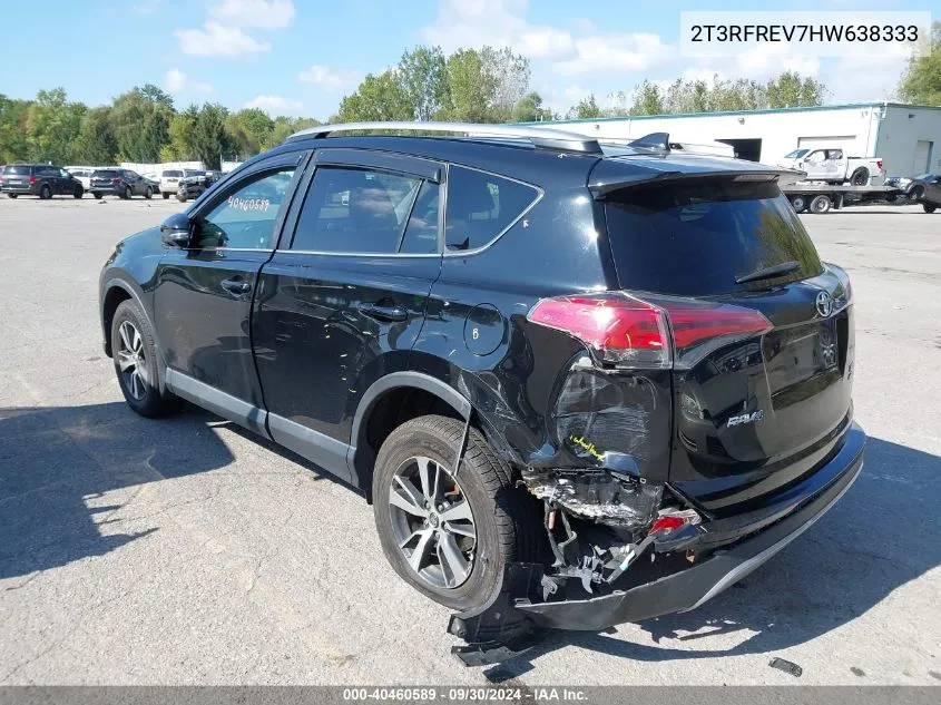 2017 Toyota Rav4 Xle VIN: 2T3RFREV7HW638333 Lot: 40460589