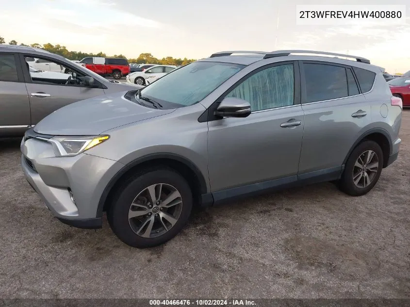 2017 Toyota Rav4 Xle VIN: 2T3WFREV4HW400880 Lot: 40466476