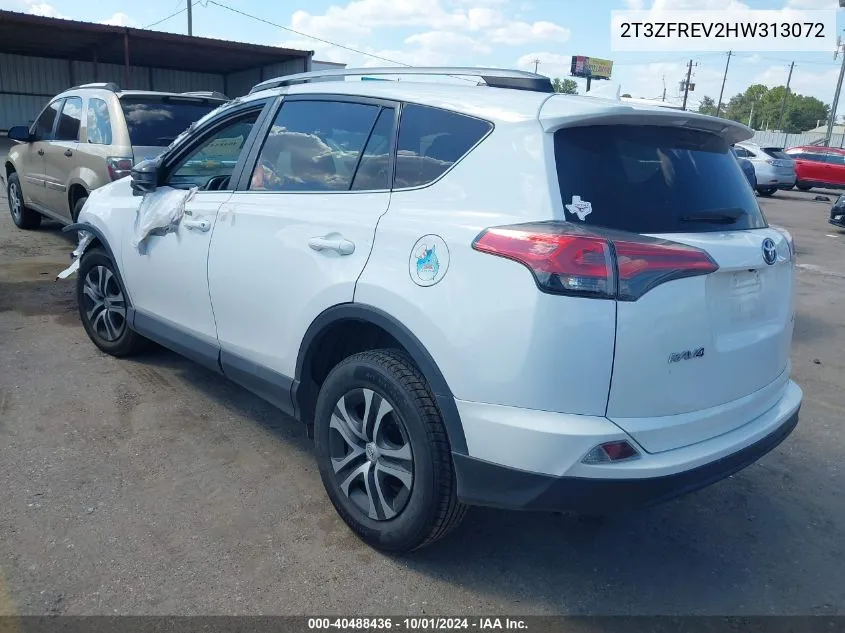 2017 Toyota Rav4 Le VIN: 2T3ZFREV2HW313072 Lot: 40488436