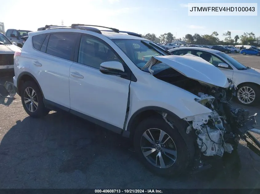 2017 Toyota Rav4 Xle VIN: JTMWFREV4HD100043 Lot: 40608713