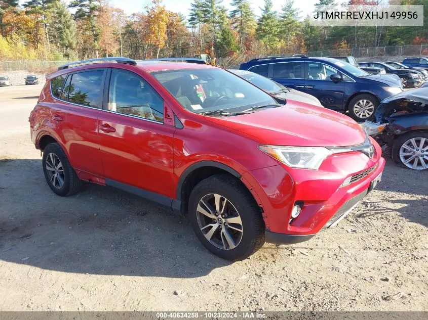 JTMRFREVXHJ149956 2017 Toyota Rav4 Xle