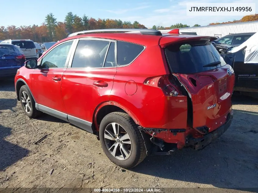 2017 Toyota Rav4 Xle VIN: JTMRFREVXHJ149956 Lot: 40634258