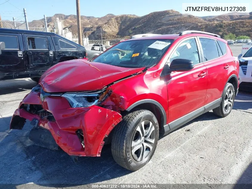 2017 Toyota Rav4 Le VIN: JTMZFREV8HJ127308 Lot: 40637272