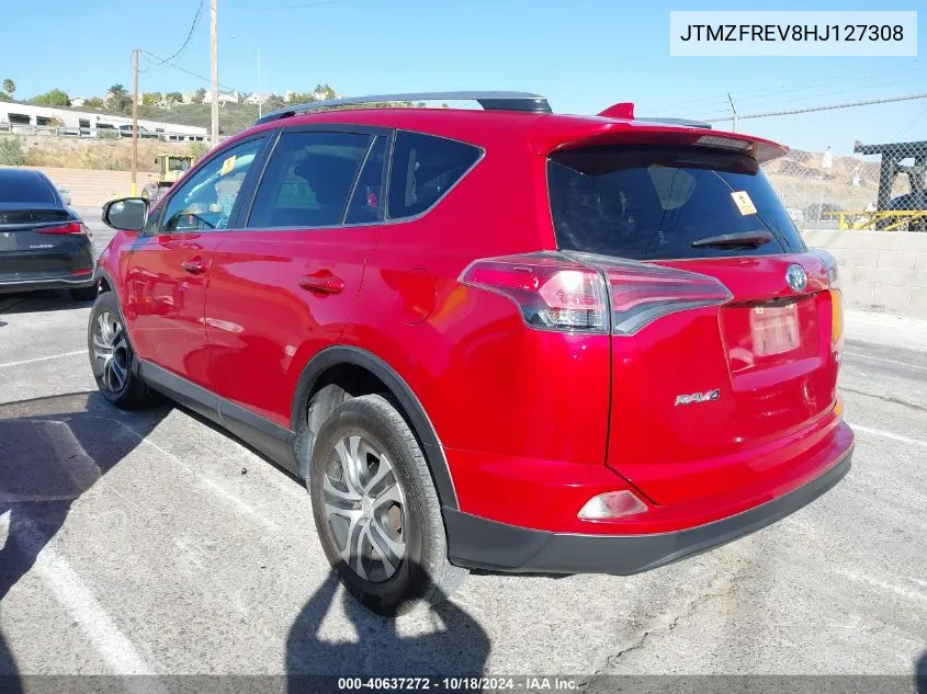 2017 Toyota Rav4 Le VIN: JTMZFREV8HJ127308 Lot: 40637272