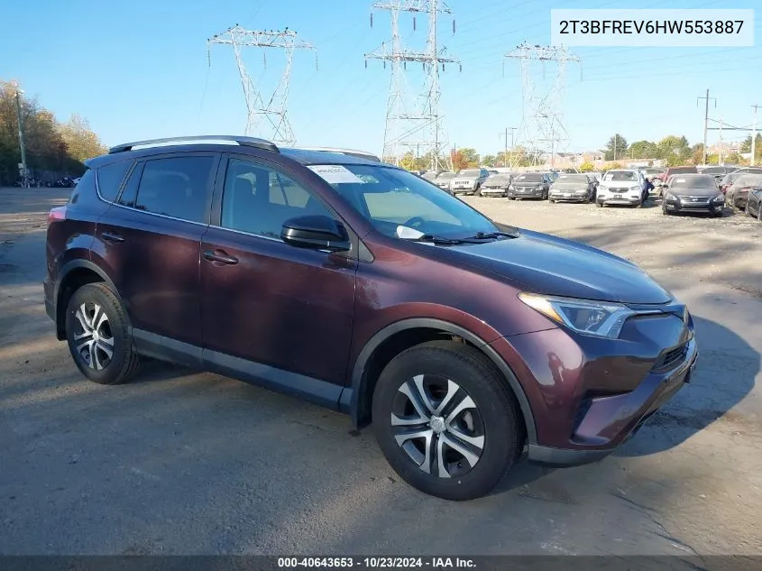 2T3BFREV6HW553887 2017 Toyota Rav4 Le