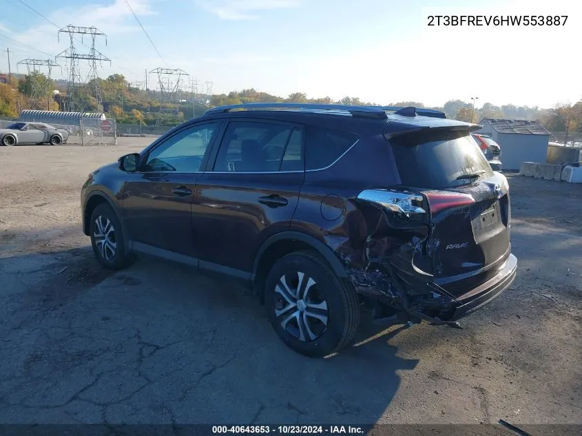 2T3BFREV6HW553887 2017 Toyota Rav4 Le