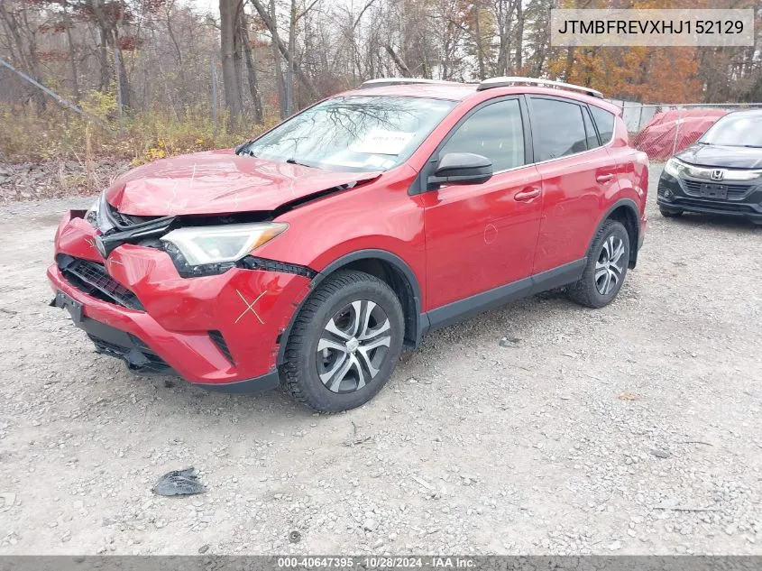 2017 Toyota Rav4 Le VIN: JTMBFREVXHJ152129 Lot: 40647395