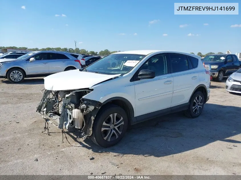 2017 Toyota Rav4 Le VIN: JTMZFREV9HJ141699 Lot: 40657837