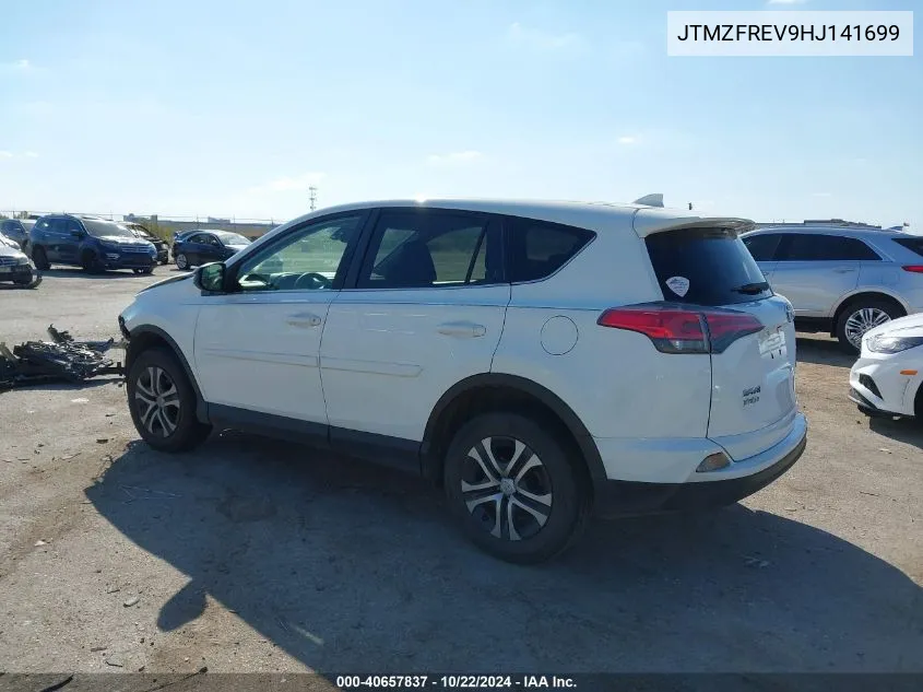 2017 Toyota Rav4 Le VIN: JTMZFREV9HJ141699 Lot: 40657837