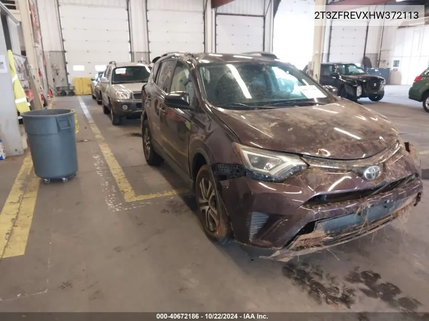 2017 Toyota Rav4 Le VIN: 2T3ZFREVXHW372113 Lot: 40672186