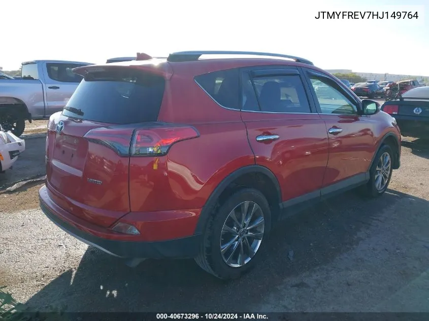 JTMYFREV7HJ149764 2017 Toyota Rav4 Limited/Platinum