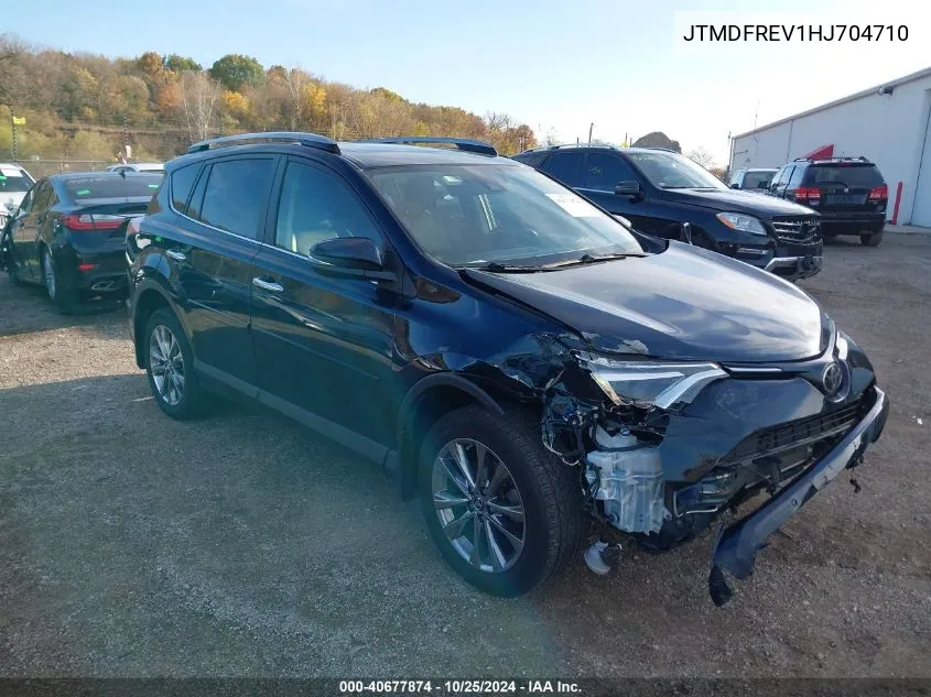 2017 Toyota Rav4 Limited VIN: JTMDFREV1HJ704710 Lot: 40677874