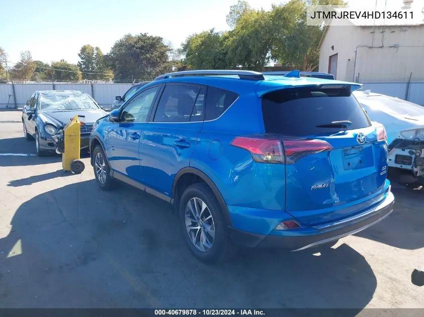 2017 Toyota Rav4 Hybrid Xle VIN: JTMRJREV4HD134611 Lot: 40679878