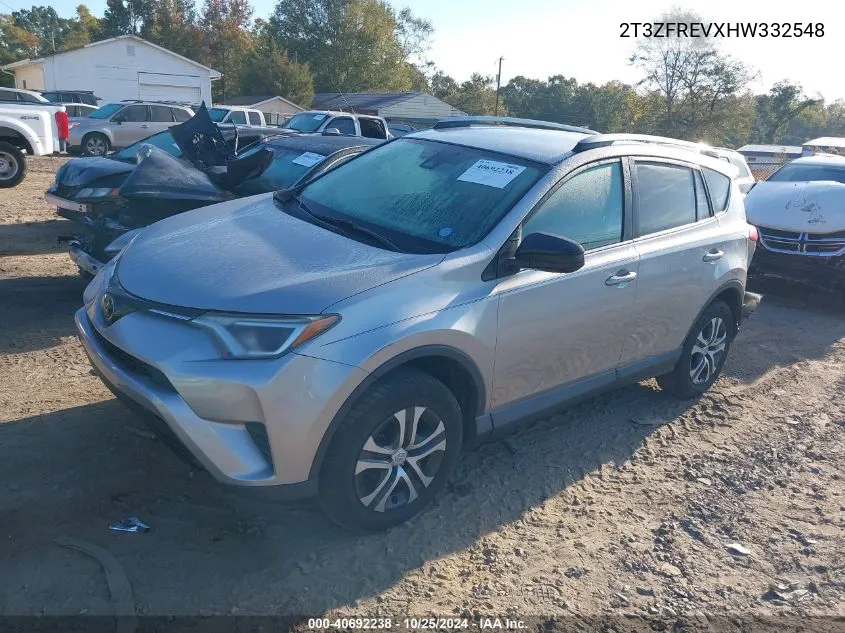 2017 Toyota Rav4 Le VIN: 2T3ZFREVXHW332548 Lot: 40692238