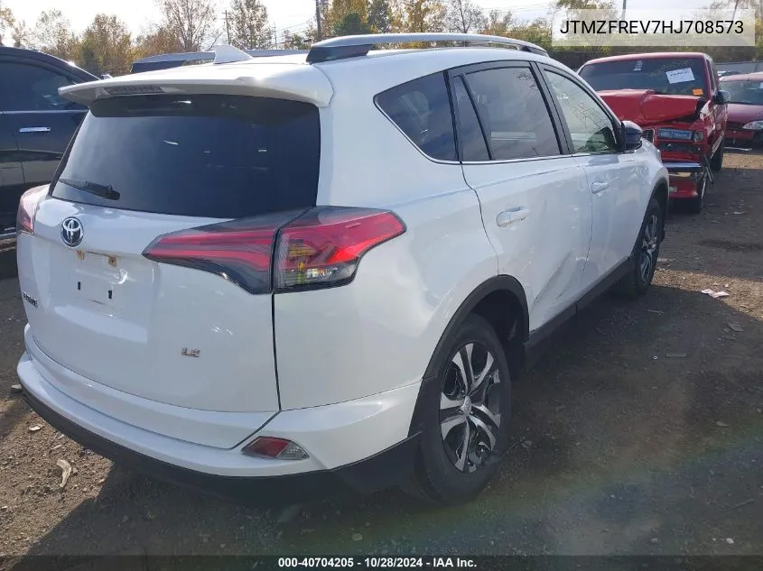 2017 Toyota Rav4 Le VIN: JTMZFREV7HJ708573 Lot: 40704205