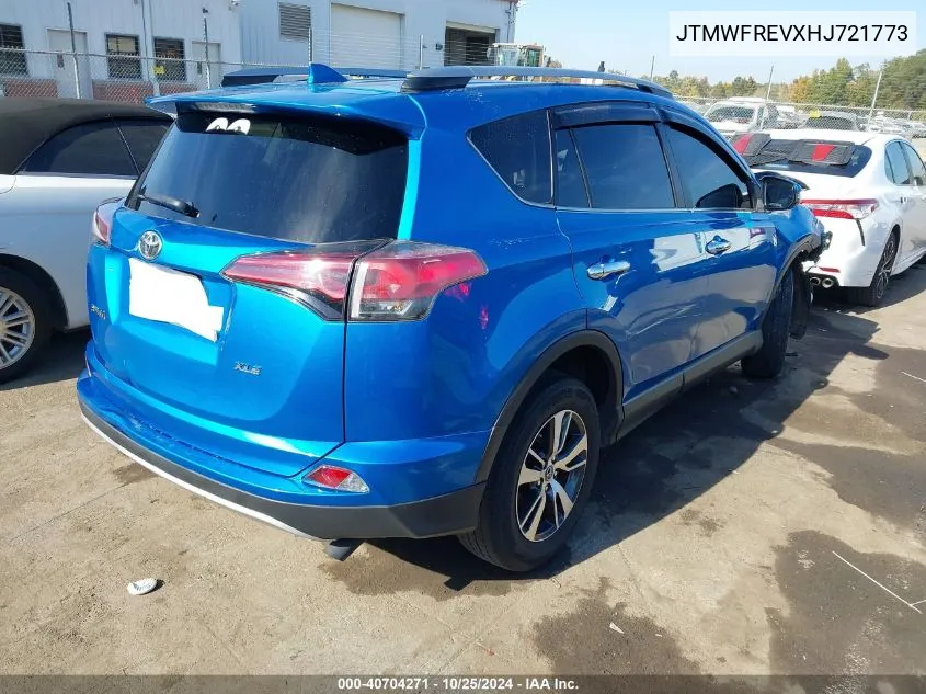 2017 Toyota Rav4 Xle VIN: JTMWFREVXHJ721773 Lot: 40704271