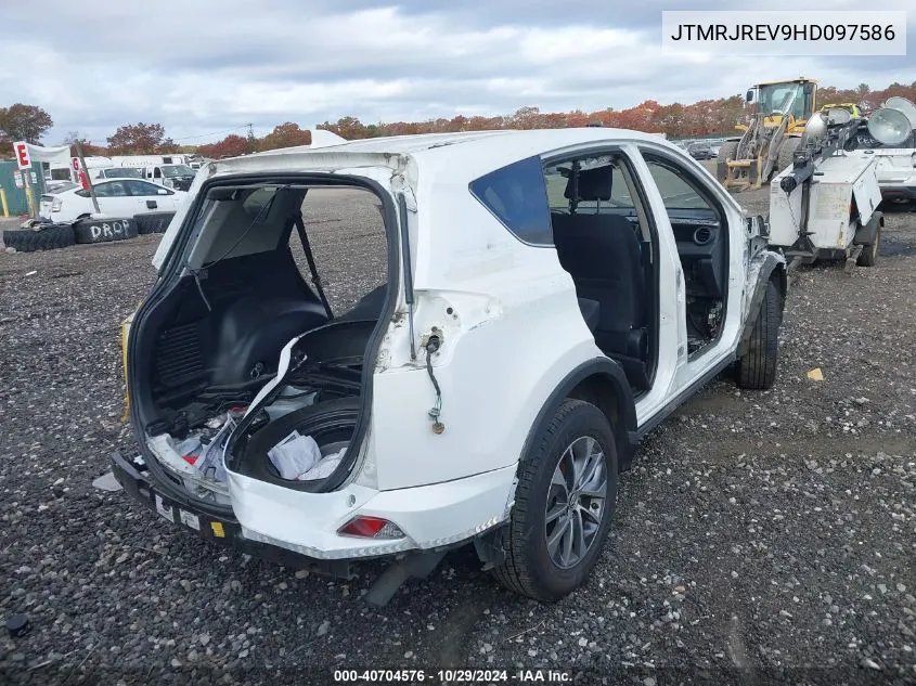 2017 Toyota Rav4 Hybrid Le Plus VIN: JTMRJREV9HD097586 Lot: 40704576