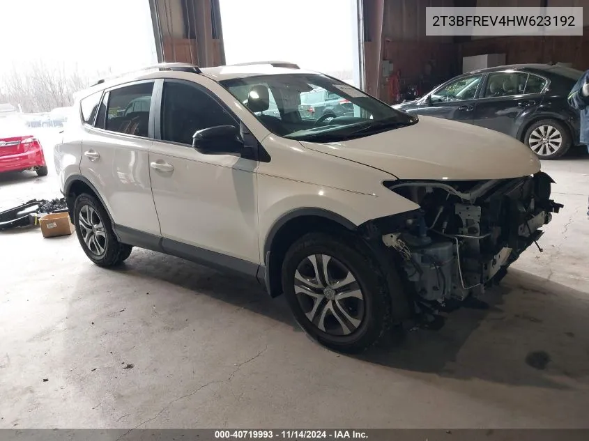 2017 Toyota Rav4 Le VIN: 2T3BFREV4HW623192 Lot: 40719993