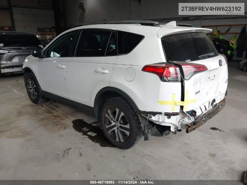 2017 Toyota Rav4 Le VIN: 2T3BFREV4HW623192 Lot: 40719993