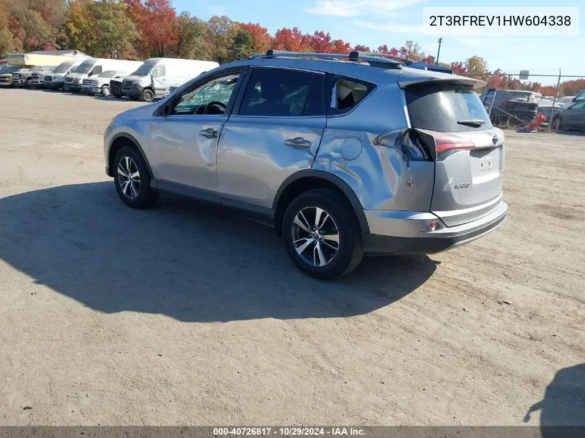 2T3RFREV1HW604338 2017 Toyota Rav4 Xle