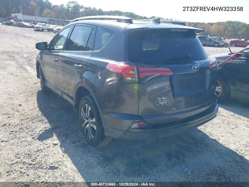 2T3ZFREV4HW323358 2017 Toyota Rav4 Le