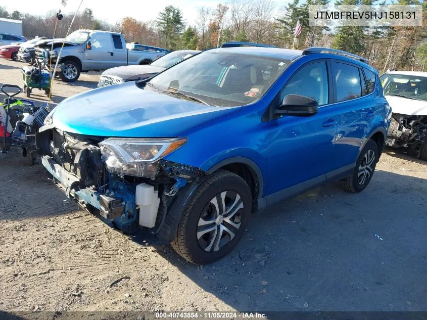 2017 Toyota Rav4 Le VIN: JTMBFREV5HJ158131 Lot: 40743854