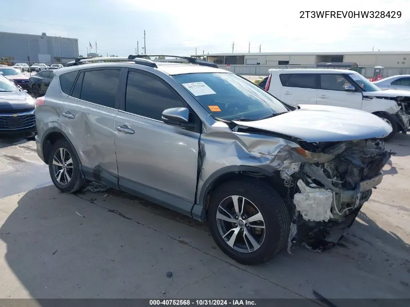 2T3WFREV0HW328429 2017 Toyota Rav4 Xle