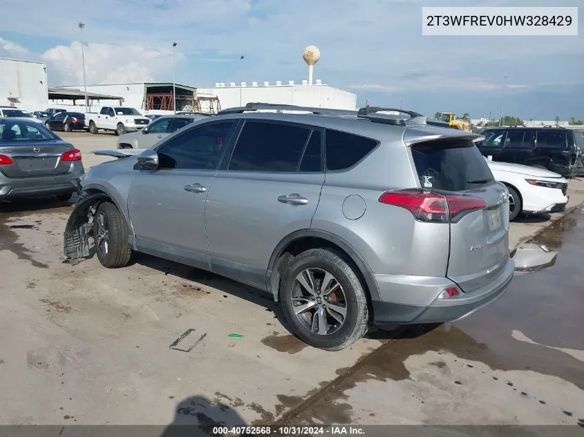 2T3WFREV0HW328429 2017 Toyota Rav4 Xle