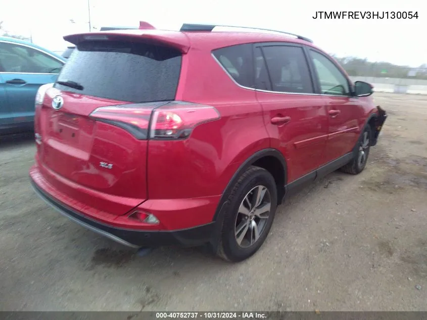 JTMWFREV3HJ130054 2017 Toyota Rav4 Xle