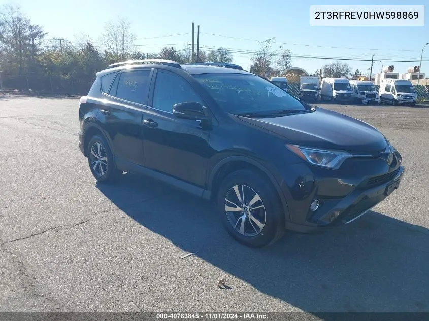 2T3RFREV0HW598869 2017 Toyota Rav4 Xle