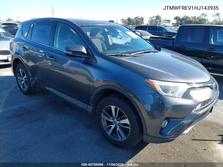 2017 Toyota Rav4 Xle VIN: JTMWFREV1HJ143935 Lot: 40769498